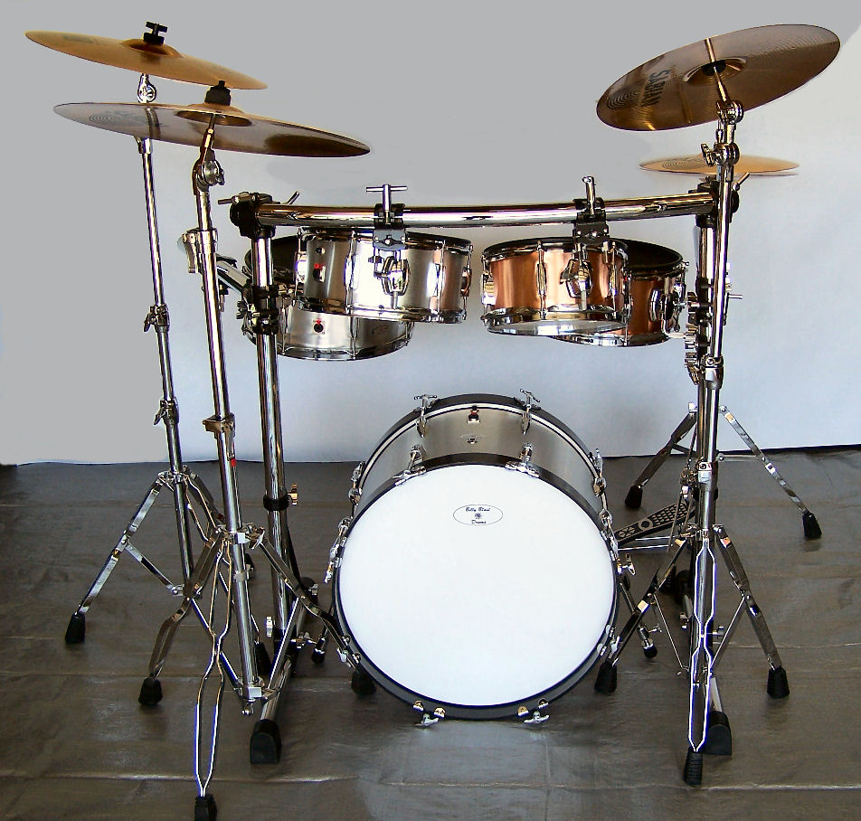 Brushed Aluminum or Brushed Copper with Rack